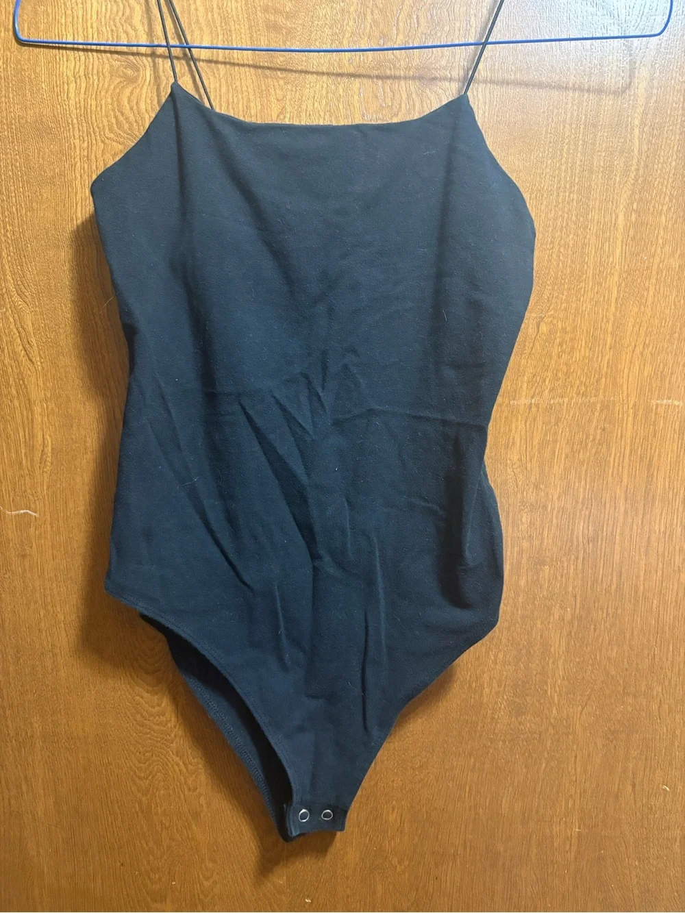 Black Women’s One-Piece Bodysuit - Classic Scoop Neck